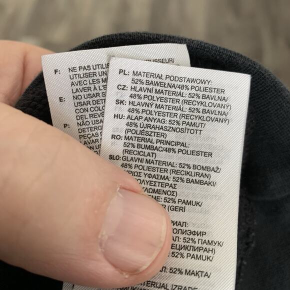 Adidas Sweatshirt Womens Small Running Essentials Black Training Gym Pullover - Picture 4 of 7